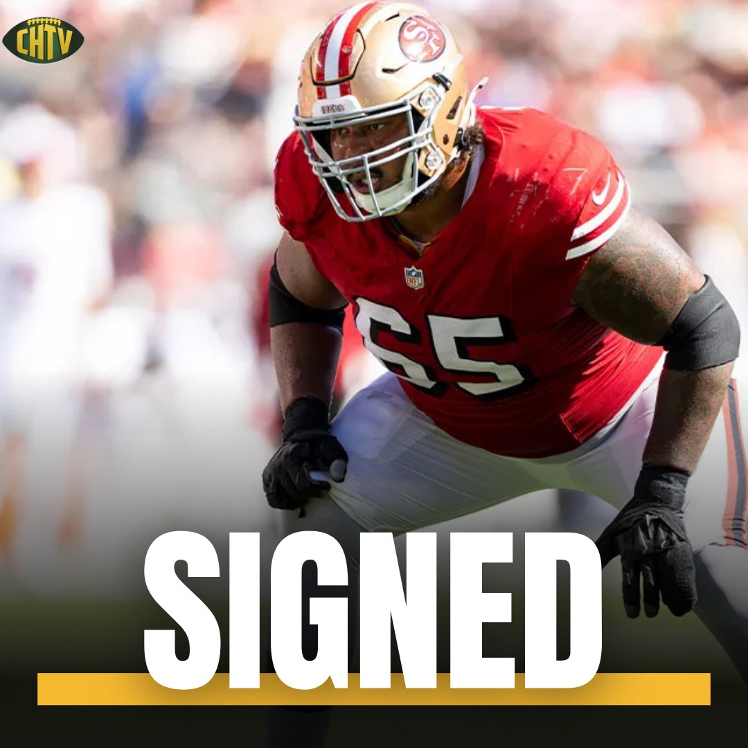 WE DID SOMETHING! 
#49ers G Aaron Banks just singed a 4 year 77M dollar deal with Green Bay as they shift the OL around.