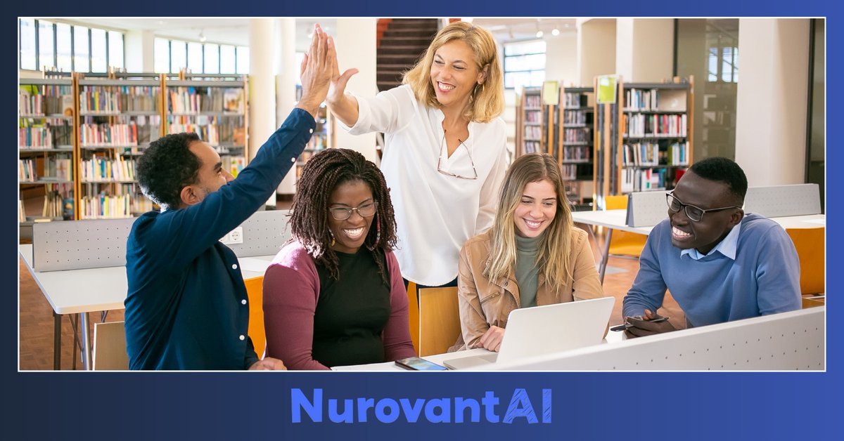 Nurovant's tweet photo. Less time grading, more time teaching! With Nurovant, AI for teachers means smarter tools for dynamic student engagement, insightful performance tracking, and lessons that resonate. Discover how AI in education can transform your teaching journey. #AIForEducators #TeacherTool ... https://t.co/uXiAC5ibD8