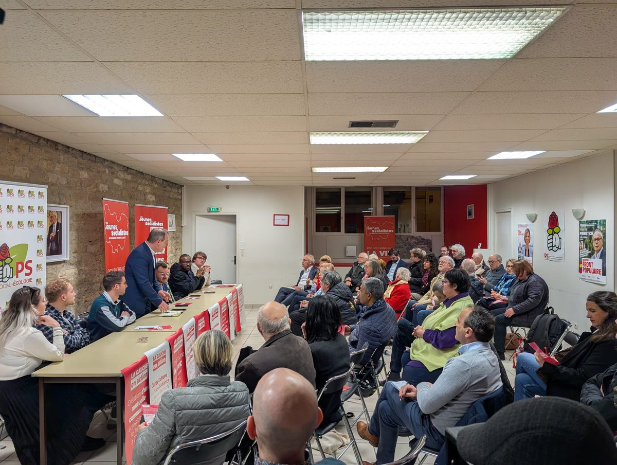 GuillaumeGrlt's tweet photo. Ce soir, avec les @mjs_cotedor, nous avons présenté notre campagne pré-municipale aux militants et élus de #Dijon, Quetigny, Chenove et Longvic.

L’objectif ? Rappeler qu’une ville de Gauche et de Droite, ce n’est pas pareil ! 🌹

Place à l’action et à bientôt sur le terrain ! ✨ https://t.co/di9rVzvquc