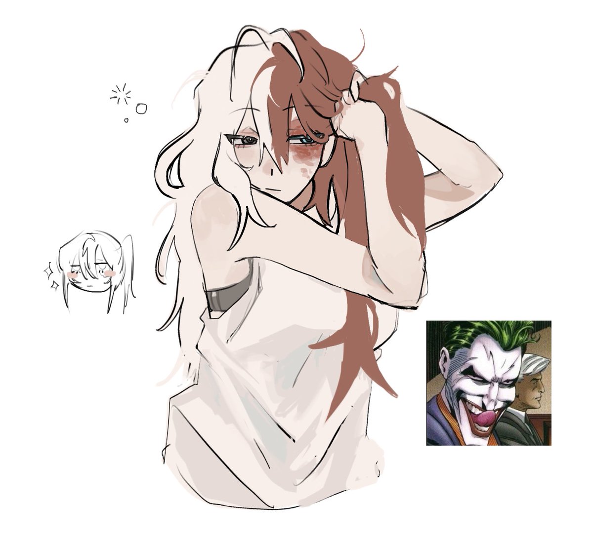 nyaesp's tweet image. if u drop her she bounces back like boioioioing #todoroki #bnha #mhatwt not dead im just doing comms and exams