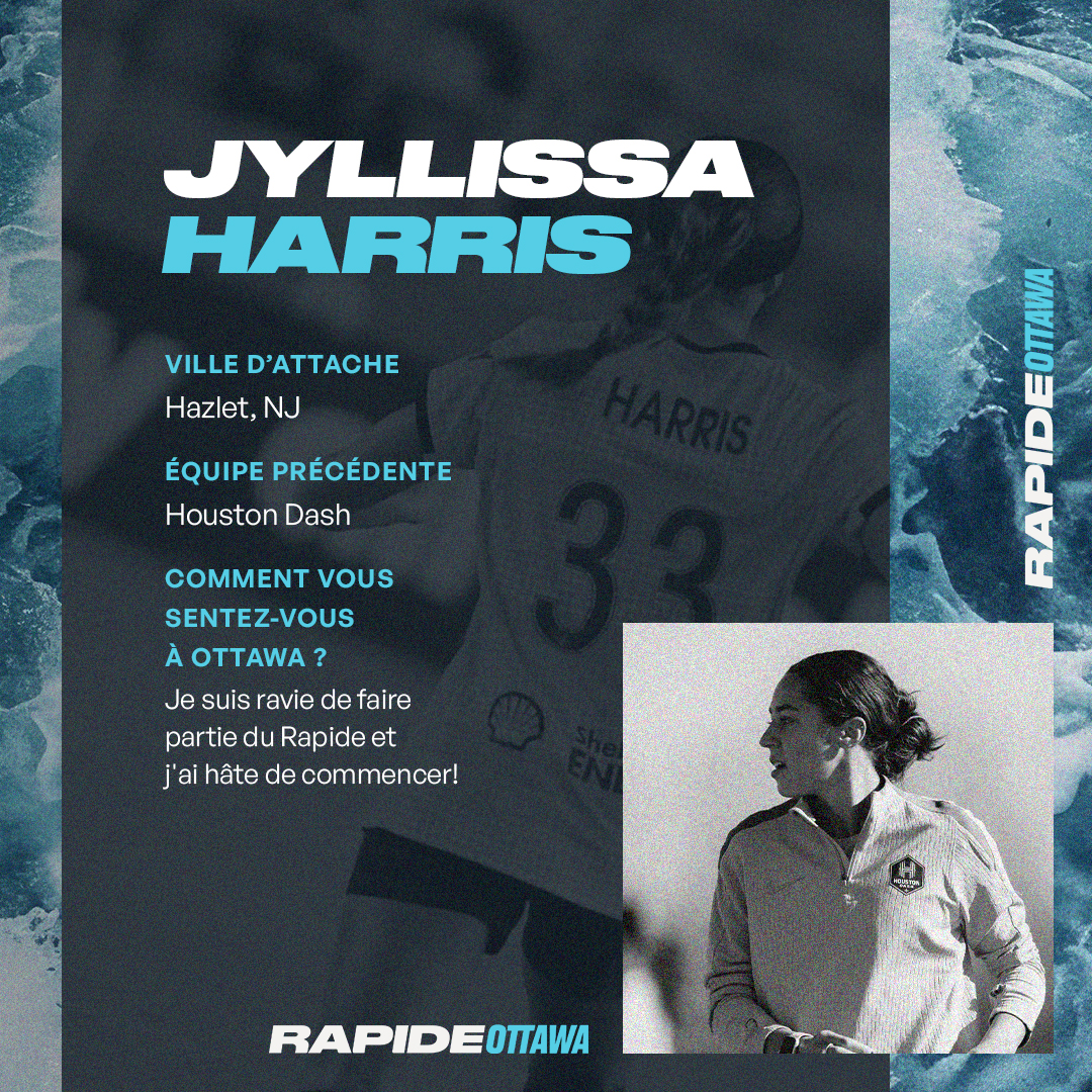 ottrapidfc's tweet image. 🚨 𝗝𝗬𝗟𝗟𝗜𝗦𝗦𝗔 𝗛𝗔𝗥𝗥𝗜𝗦 𝗝𝗢𝗜𝗡𝗦 𝗢𝗧𝗧𝗔𝗪𝗔 𝗥𝗔𝗣𝗜𝗗 𝗢𝗡 𝗟𝗢𝗔𝗡! 🚨

Ottawa Rapid FC bolsters its defense with the addition of Jyllissa Harris on loan from Houston Dash! 💪

#OTTRapidFC #WoSo #WomensSoccer | @northernsuperleague