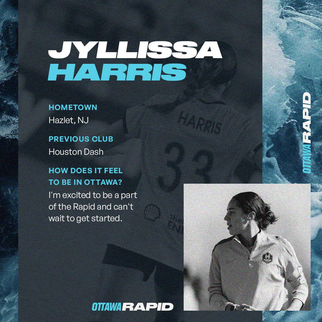 ottrapidfc's tweet image. 🚨 𝗝𝗬𝗟𝗟𝗜𝗦𝗦𝗔 𝗛𝗔𝗥𝗥𝗜𝗦 𝗝𝗢𝗜𝗡𝗦 𝗢𝗧𝗧𝗔𝗪𝗔 𝗥𝗔𝗣𝗜𝗗 𝗢𝗡 𝗟𝗢𝗔𝗡! 🚨

Ottawa Rapid FC bolsters its defense with the addition of Jyllissa Harris on loan from Houston Dash! 💪

#OTTRapidFC #WoSo #WomensSoccer | @northernsuperleague