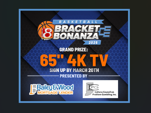 WISHNews8's tweet photo. Think you can take down your favorite WISH-TV personality?Put your skills to the test in the WISH-TV Bracket Bonanza Challenge! Enter by March 20 and take your shot at victory!
Register now 👉 https://t.co/kW3ejdJrhN
#BracketBonanza #Basketball #ProveIt https://t.co/wM5ueJvBZS