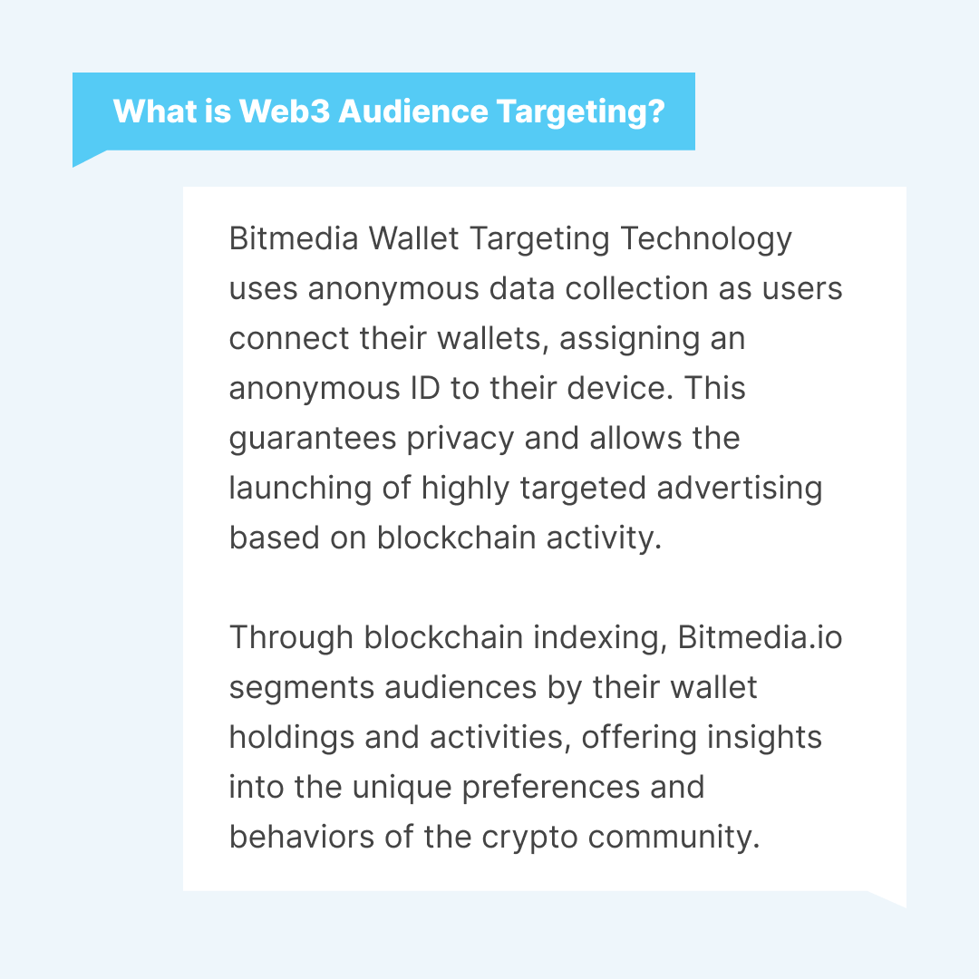 bitmedia_io's tweet photo. 💬 Bitmedia: Questions &amp; Answers – Now Updated!

Swipe through to learn:
🔵 Web3 Audience Targeting
🔵 Display Time settings
🔵 Open RTB 2.5
🔵 Ad Packages

Check out the full FAQ update here👇
https://t.co/8hAmJrlpwQ

#CryptoAdvertising #CryptoAdNetwork #AdvertisingNetwork https://t.co/euTBgnYwsU