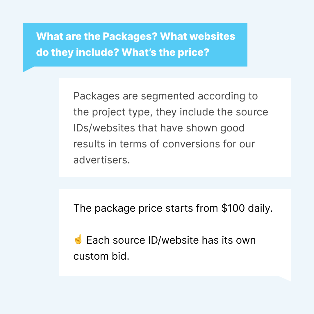 bitmedia_io's tweet photo. 💬 Bitmedia: Questions &amp; Answers – Now Updated!

Swipe through to learn:
🔵 Web3 Audience Targeting
🔵 Display Time settings
🔵 Open RTB 2.5
🔵 Ad Packages

Check out the full FAQ update here👇
https://t.co/8hAmJrlpwQ

#CryptoAdvertising #CryptoAdNetwork #AdvertisingNetwork https://t.co/euTBgnYwsU
