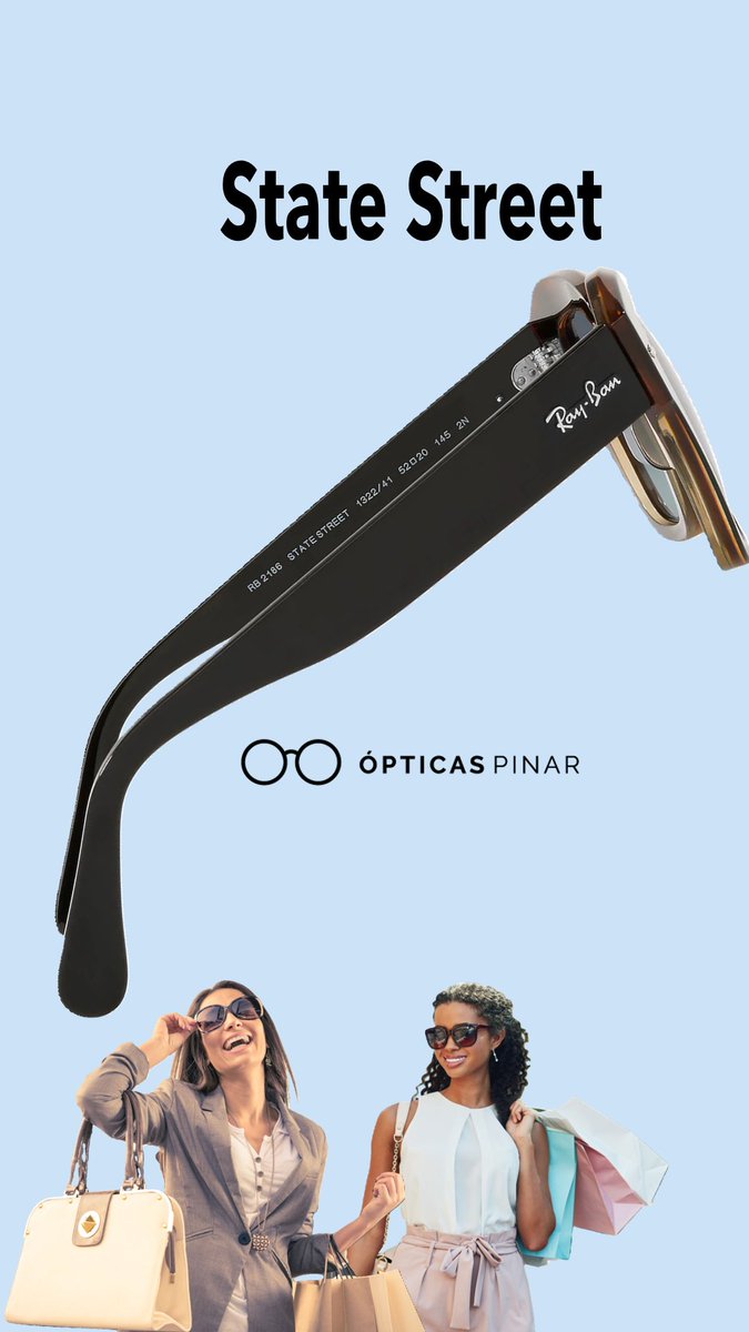 Las Ray-Ban RB2186 132241 State Street son el equilibrio perfecto entre el estilo clásico y la modernidad audaz.
🛒 ¡Hazte con ellas y dale un upgrade a tu estilo! #RayBan #StateStreet #EleganciaModerna #FelizLunes
opticaspinar.es/tienda-gafas-d…