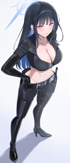 「ライダー」ヘルメット団で幹部になったサオリ。 #ブルアカ #錠前サオリ 