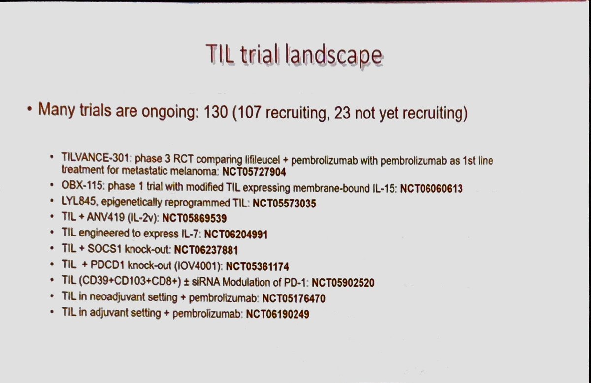 drjgauthier's tweet photo. Masterclass from Prof. @HaanenJohn about current cellular therapy developments for solid tumors @sitcancer #sparkathon
Exciting to see the explosion of clinical trials in this space! https://t.co/zV8OS1H7M5