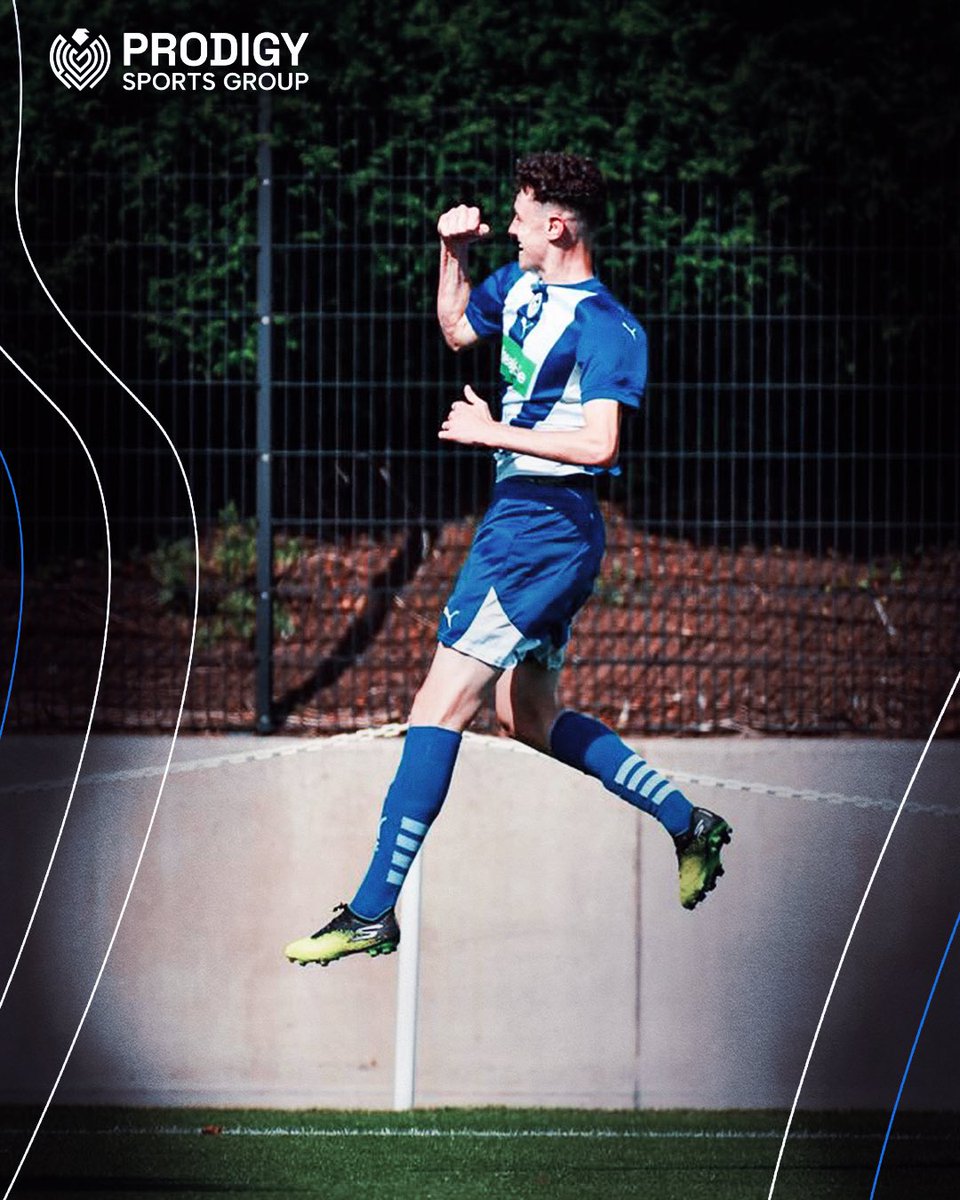 prodigysprtsgrp's tweet photo. Bettoni on Fire 🔥

@HarrisonBet11 with a hat-trick at the weekend for Wigan Under-18s, including a rocket from 30 yards out 💥

He now has 8 goals and 7 assists so far in 2025 👏

-

#ProdigySportsGroup
#InYourCorner https://t.co/yZKSyZwMv9