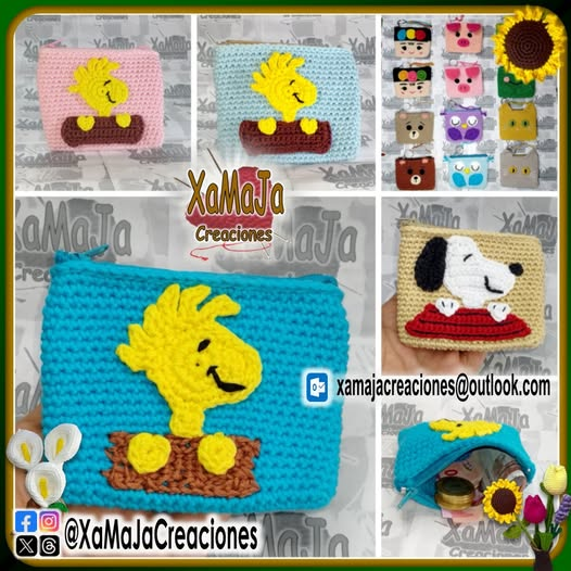 xamajacreacione's tweet photo. #Monedero #monederos #monederosnoopy #monederoemilio #monederoWoodstock #monederoPeanuts #monederotejido #tejidocrochet #tejidoacrochet #tejidoamano #xamajacreaciones #creacionesxamaja #tejidoartesanal #yotejo  #amigurumi #figurastejidas #figuratejida #CDMX #EDOMEX #HechoenMexico https://t.co/DB0jygniLM