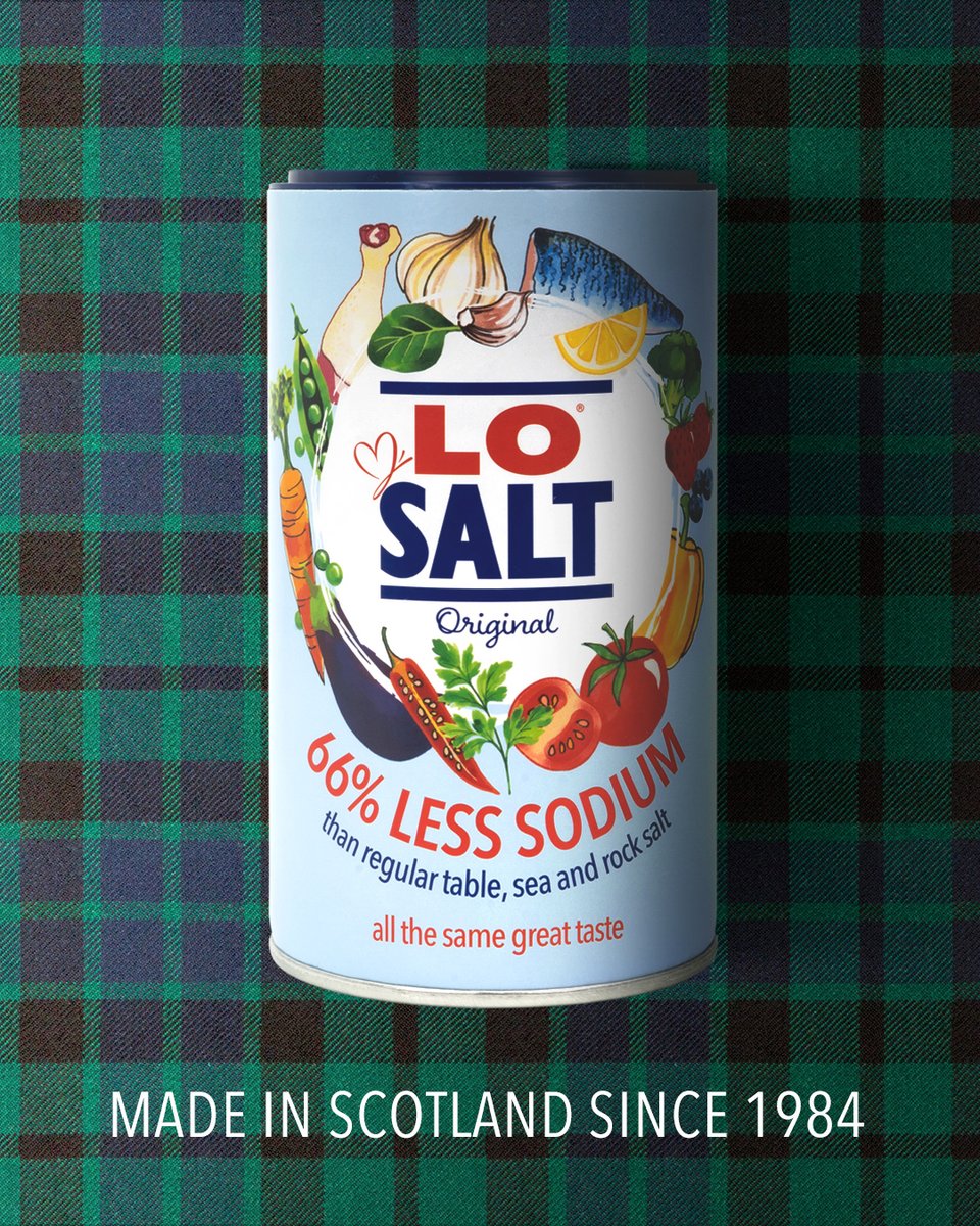 We've been helping to improve the nation's health for over 40 years, so it's no wonder we're this passionate! LoSalt is a simple swap that has 66% less sodium than regular table, sea and rock salt - making it the healthier switch, that never compromises on taste.  #SwitchTheSalt