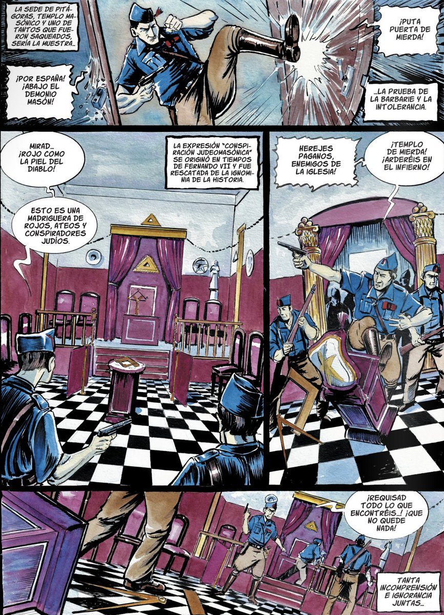 Presentación de «El Águila y el Compás», la primera novela gráfica en España que narra la represión de los masones durante la dictadura y el franquismo
Datos prácticos para acudir al evento
📅 25 de marzo.
🕧 18:00 H.
📍<a href="/ateneodemadrid/">Ateneo de Madrid</a> Calle del Prado, 21. 
🟢 Entrada libre. #GLE