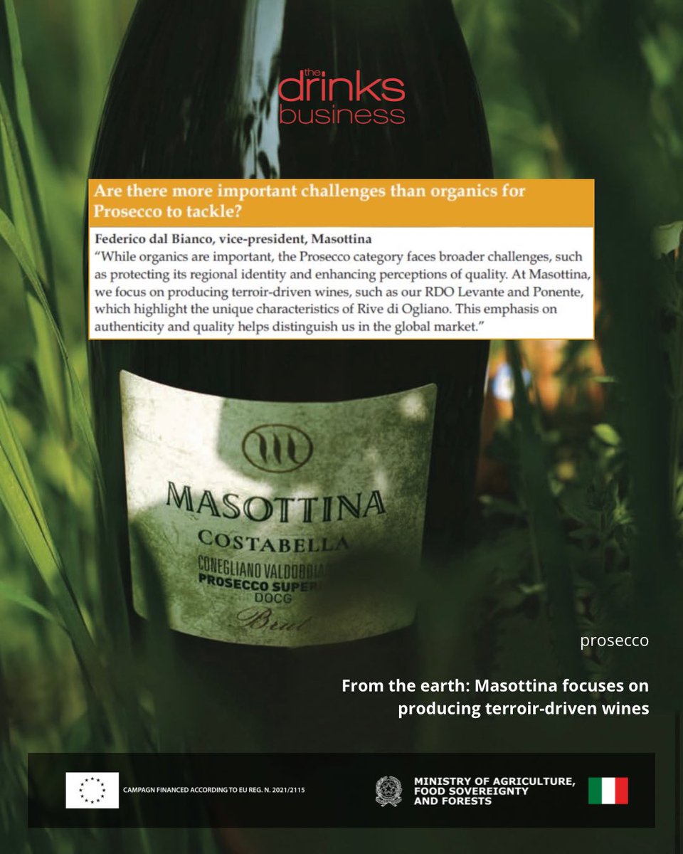 Masottina (@masottina_wines) on Twitter photo What are the challenges in the Prosecco world? Sustainability is one of them, but not only. Take a look at Federico dal Biancoâs point of view â Masottina Vice President - in the March issue of <a href="/teamdb/">The Drinks Business</a>!
#Masottina #Sustainability #Prosecco #TheDrinkBusiness <a href="/hnwines/">Hallgarten & Novum Wines</a> What are the challenges in the Prosecco world? Sustainability is one of them, but not only. Take a look at Federico dal Biancoâs point of view â Masottina Vice President - in the March issue of <a href="/teamdb/">The Drinks Business</a>!
#Masottina #Sustainability #Prosecco #TheDrinkBusiness <a href="/hnwines/">Hallgarten & Novum Wines</a>