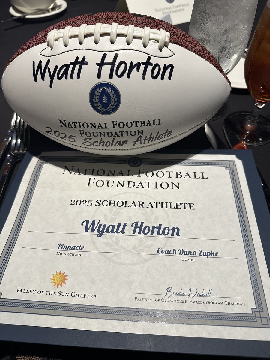 Wyatt Horton (@wyatthorton_2) on Twitter photo Thank you to <a href="/NFFNetwork/">National Football Foundation</a> for putting on a great event! Very thankful to receive the Dick Tomey Legacy Scholarship and be named the Danny White QB of the Year. Next steps ππ€πΌ <a href="/CodyHawkins/">Cody Hawkins</a> Thank you to <a href="/NFFNetwork/">National Football Foundation</a> for putting on a great event! Very thankful to receive the Dick Tomey Legacy Scholarship and be named the Danny White QB of the Year. Next steps ππ€πΌ <a href="/CodyHawkins/">Cody Hawkins</a>