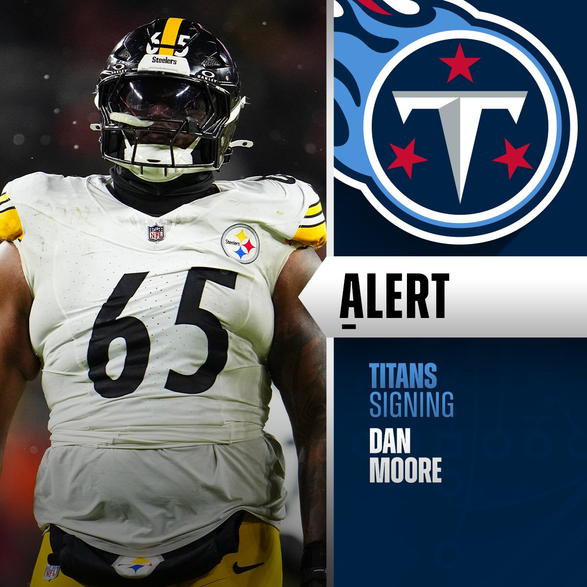 Titans signing LT Dan Moore to 4-year, $82M deal with $50M guaranteed. (via <a href="/RapSheet/">Ian Rapoport</a>)