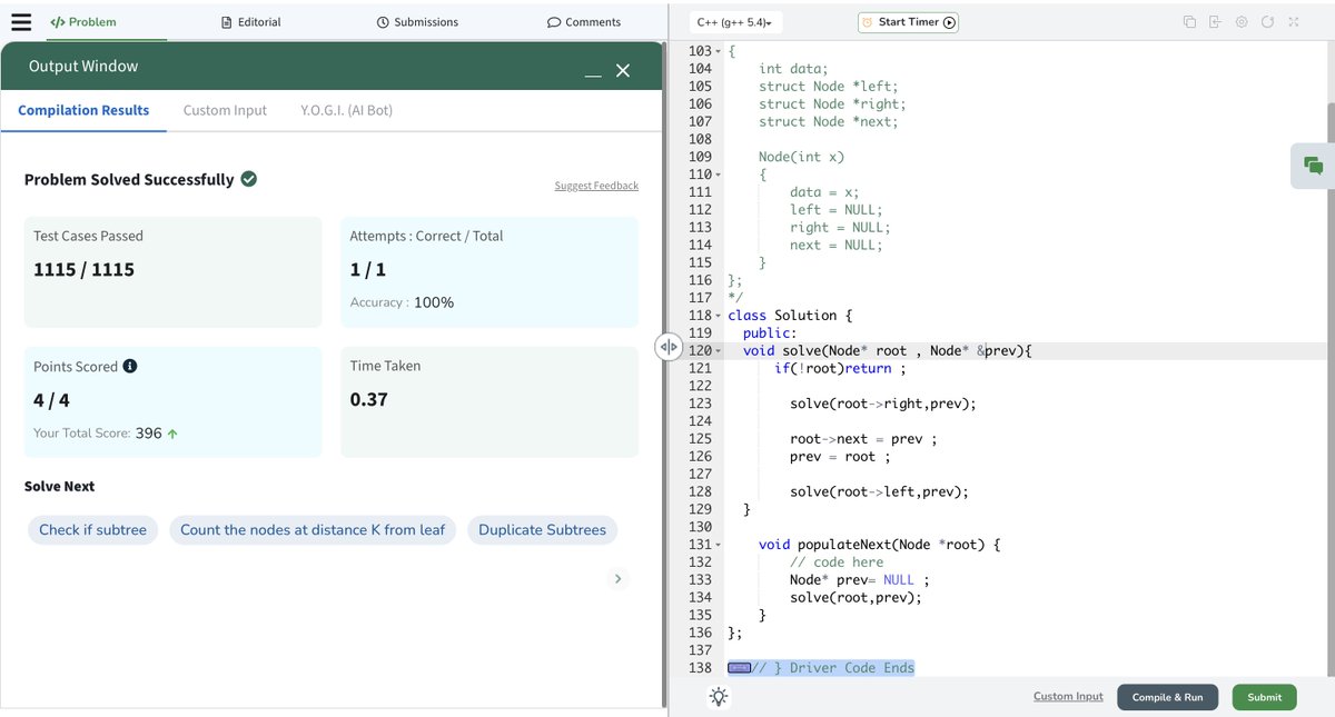OkProfessor8854's tweet photo. Day 65 of #100DaysOfCode! π
- Solved 2 BST problems #BST_Week
- Worked on E-Commerce Project
- Completed a DBank project using motoko
#cse2025 #connect #dsa #leetcode #technerd https://t.co/88nb8tD7Lb