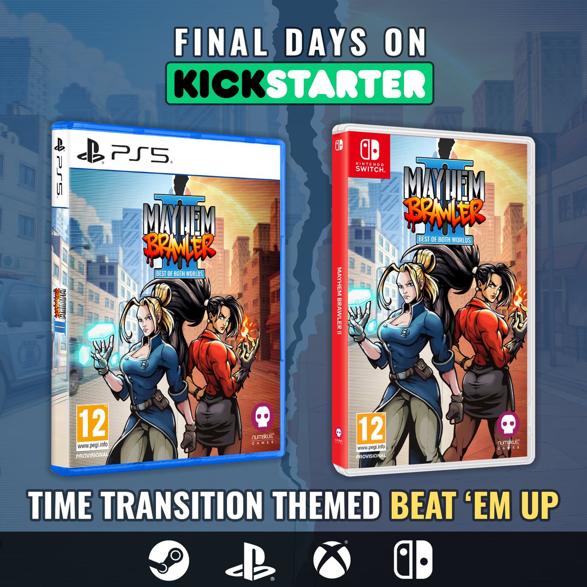 Hero Concept (@heroconcept) on Twitter photo โฐ Final 48 Hours!
This is it! Your last chance to back Mayhem Brawler II: Best of Both Worlds on <a href="/Kickstarter/">Kickstarter</a> ! Don't miss outโpledge now! ๐ฅ
๐ kickstarter.com/projects/herocโฆ
#IndieGame โฐ Final 48 Hours!
This is it! Your last chance to back Mayhem Brawler II: Best of Both Worlds on <a href="/Kickstarter/">Kickstarter</a> ! Don't miss outโpledge now! ๐ฅ
๐ kickstarter.com/projects/herocโฆ
#IndieGame
