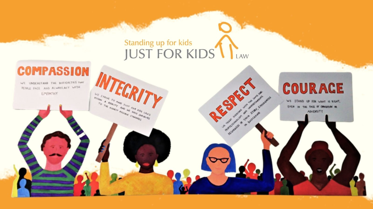 📆 Application deadline tonight!

At Just for Kids Law we bring compassion, integrity, respect and courage to everything we do.

Apply to join our team today and join our Covid-19 Inquiry team  justforkidslaw.org/vacancies

#CareerOpportunities #ValuesDriven #ChildrensRights