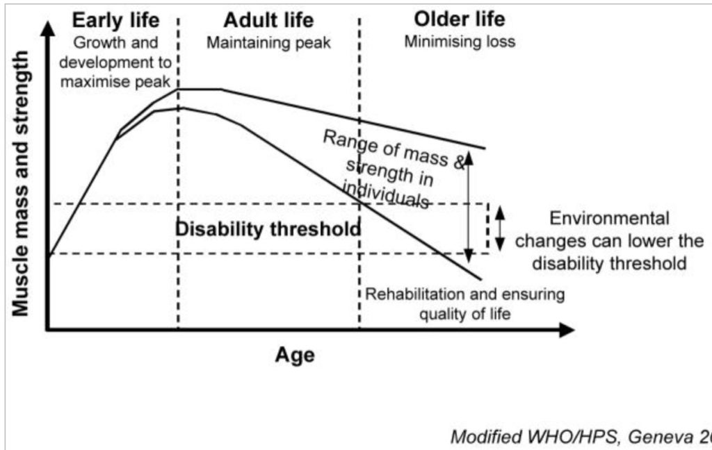 siimland's tweet photo. After the age of 30, you start losing up to 8% of your muscle mass and strength per decade.

If you don't do any strength training, you may end up losing 50% of your muscle by the time you're 70 years old. 

That's a huge risk factor for early death and disability

https://t.co/7ajtthG2rd