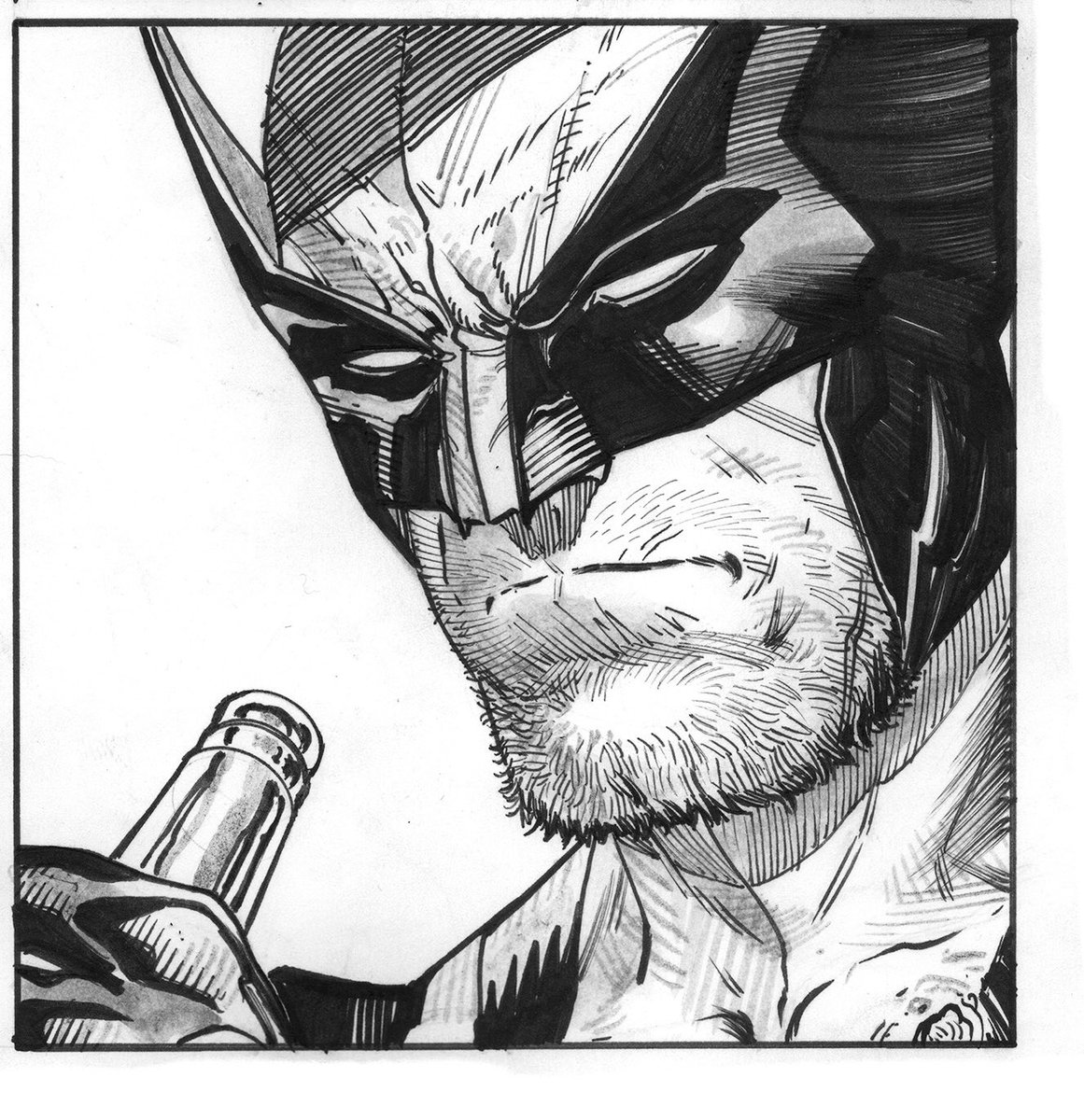 joshuacassara's tweet photo. Wolvie inks. https://t.co/AZiLdNg2Td