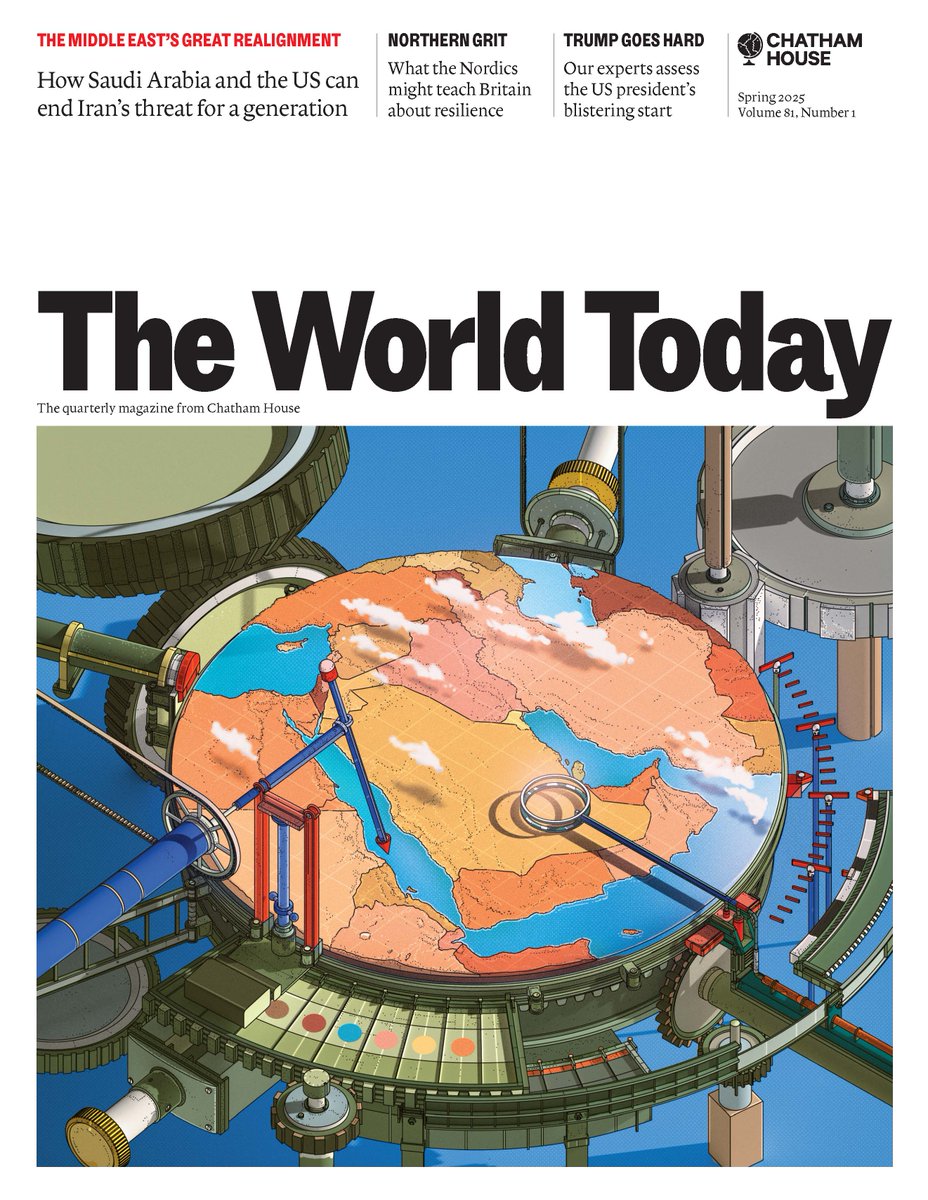 Mike Higgins (@higginsmike) on Twitter photo Thank you to <a href="/DougJohnMiller/">Doug John Miller</a> for his wonderful illustration for the cover of the spring issue of <a href="/TheWorldToday/">The World Today</a> 👏 Thank you to <a href="/DougJohnMiller/">Doug John Miller</a> for his wonderful illustration for the cover of the spring issue of <a href="/TheWorldToday/">The World Today</a> 👏