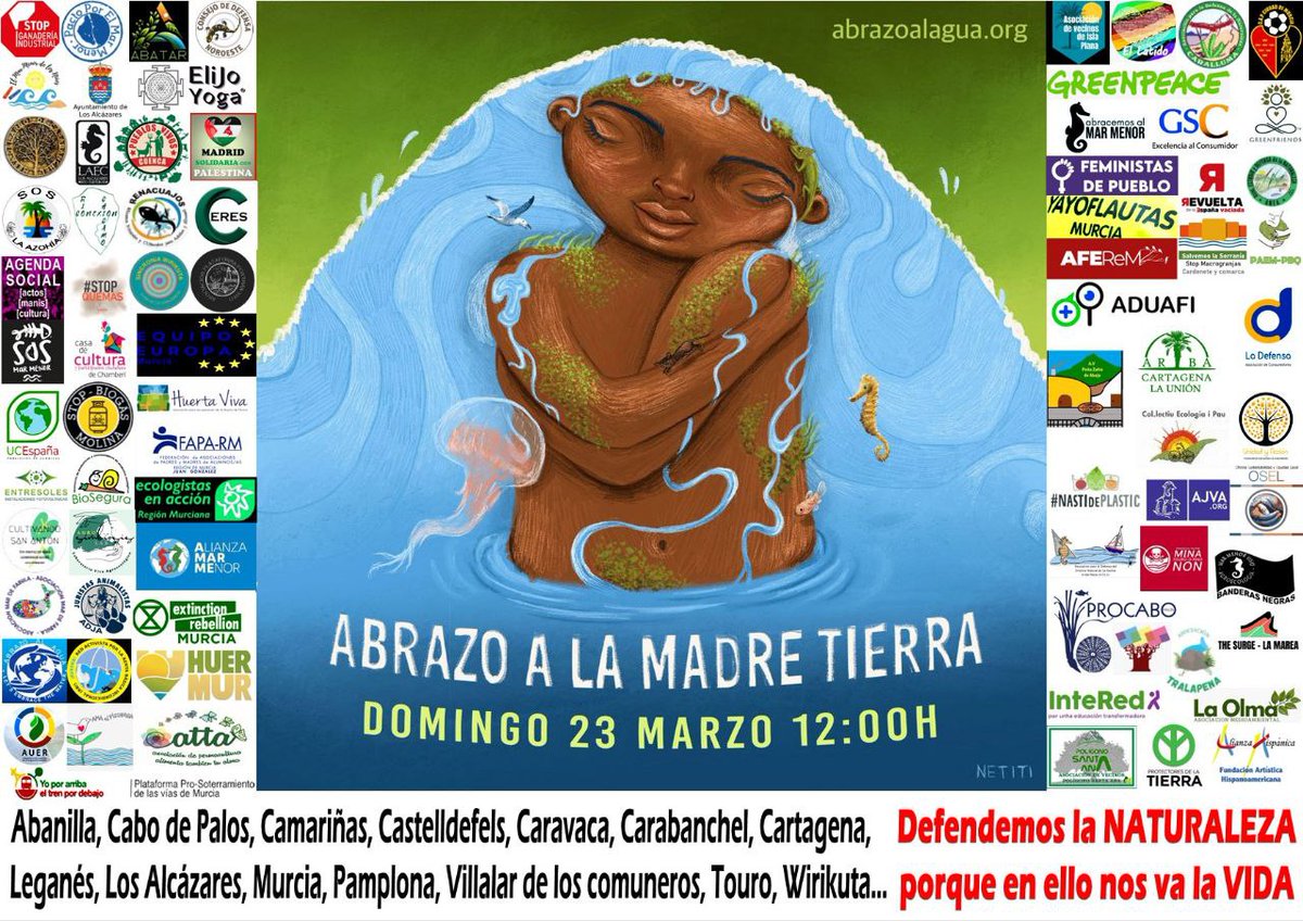 avvpsa's tweet photo. El día 23, participa con nosotros en el Abrazo a la Madre Tierra
📅 23 de marzo
🕰️ 12h
📍 https://t.co/KnQyzjkoqI
🌎 https://t.co/uYLxJHqk3b
#avvpoligonosantaana #abrazoalaMadreTierra #abrazomadretierra23m #sosmarmenor #activismoclimático #ActivismoAmbiental #AESCT https://t.co/J2rVeE9mBw