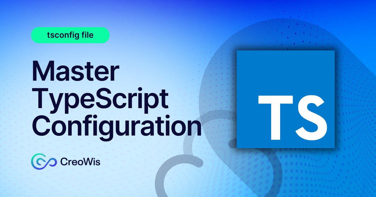JavaScript is the duct tape of the internet!🔥

Sometimes it behaves like a psycho programming language, but TypeScript is the medicine for that crazy behavior. 😀

I’ve written a detailed blog on <a href="/creowistech/">CreoWis Technologies</a> about the TypeScript configurations.

This will be your one-stop guide