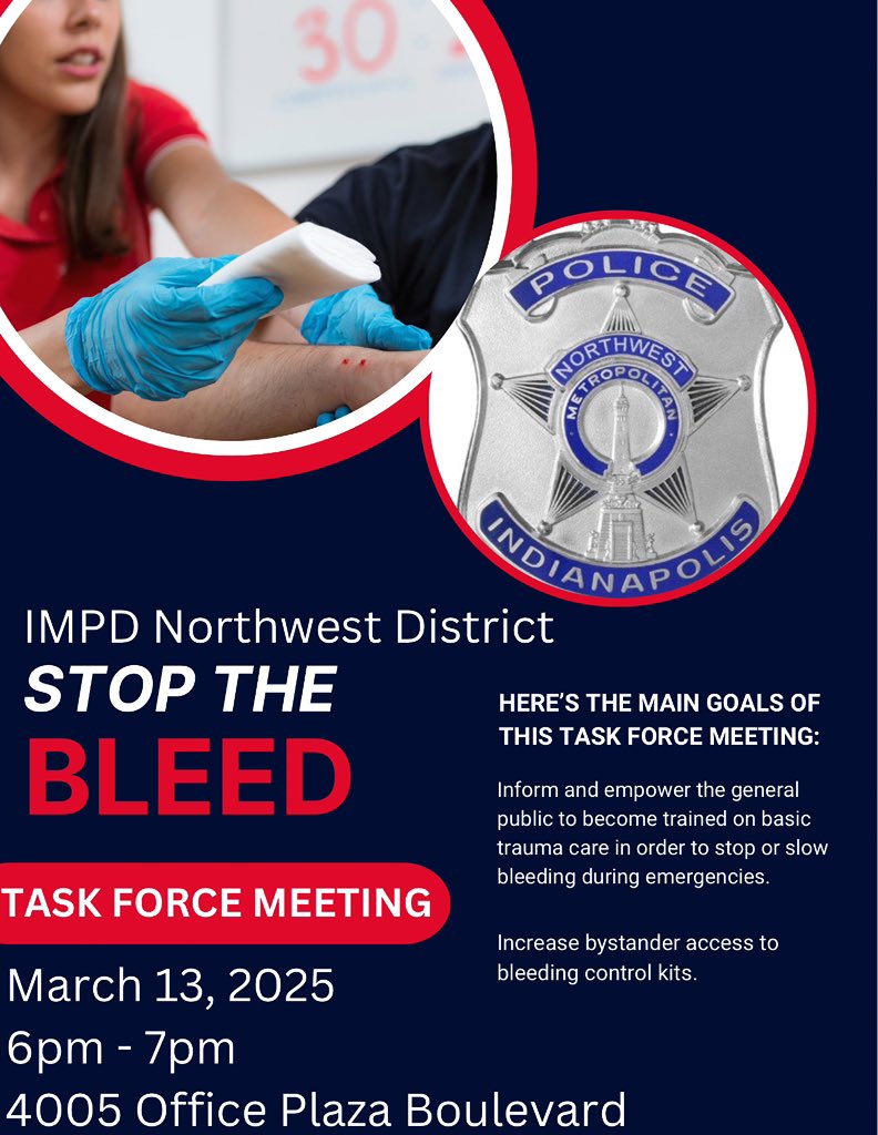 IMPDNW's tweet photo. Please join us for a special Task Force Meeting this Thursday at 6pm! At this meeting you will learn basic trauma care in order to stop or slow bleeding during emergencies. 

#TheGreatNorthwest https://t.co/e9IaxpOQxY