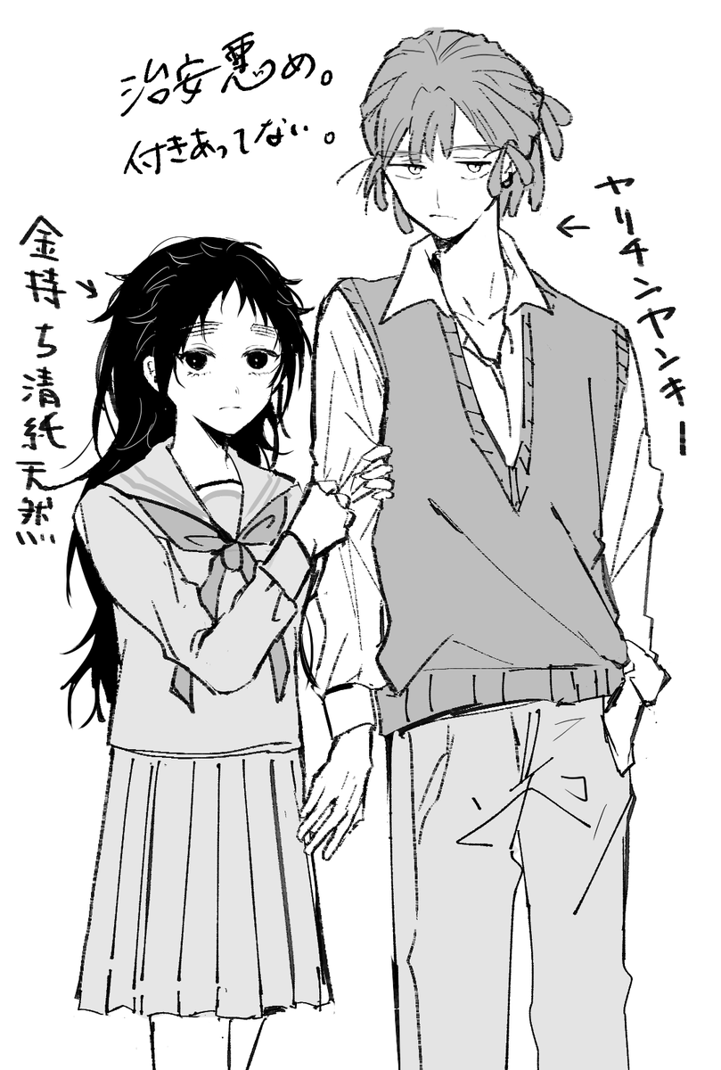 yorei_sub_'s tweet photo. ただただ私が見たいだけの現パロ勘くく♀ https://t.co/u7sYziz0P6