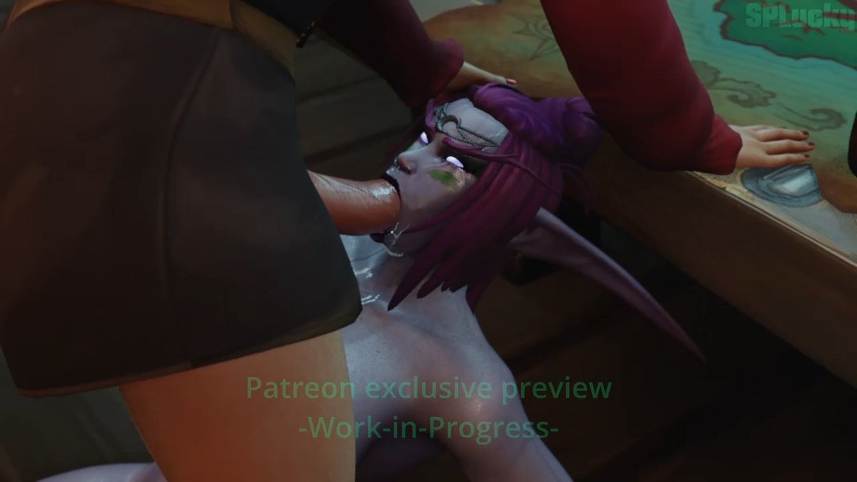 New project I'm working on: Outlaw futa human with a night elf. I'm doing it in parts because it's going to be a longer scene. Next part will contain rougher throatfucking

WIP video preview on p4tre0n