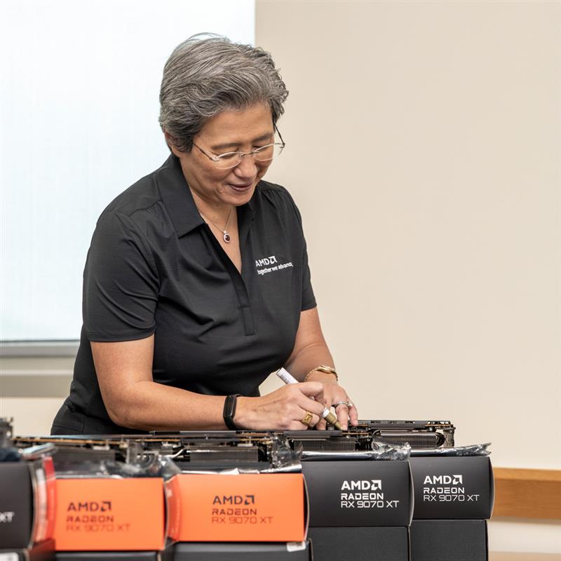 What's better than a new AMD Radeon RX 9000 Series GPU? One personally signed by AMD CEO, Lisa Su. 

To celebrate the launch of the Radeon RX 9000 Series, we're giving away 5 GPUs to 5 lucky winners. Two of the winners will be surprised with a signed GPU.

Want in? Enter here: