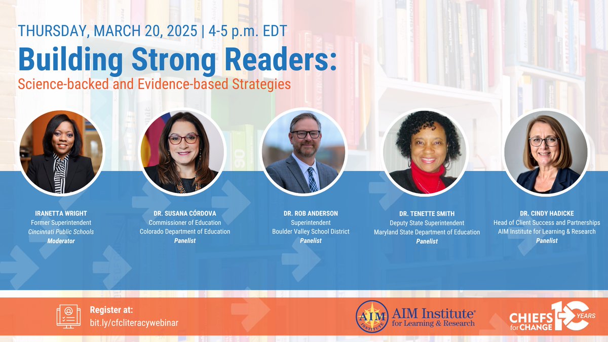 Join our dynamic panel of experts for an engaging discussion on how districts are leveraging the Science of Reading and other evidence-based strategies to close reading gaps and empower young learners. Register Today: bit.ly/cfcliteracyweb…