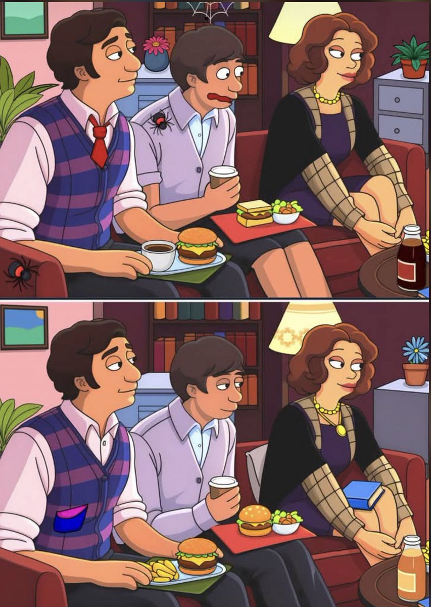 Spot the differences between this photo.