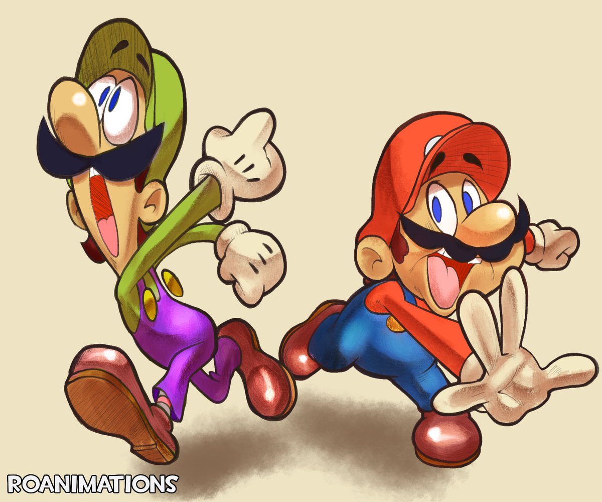 roanimations's tweet image. the mario day is a day when mario goes boing boing wahoo because is mario day