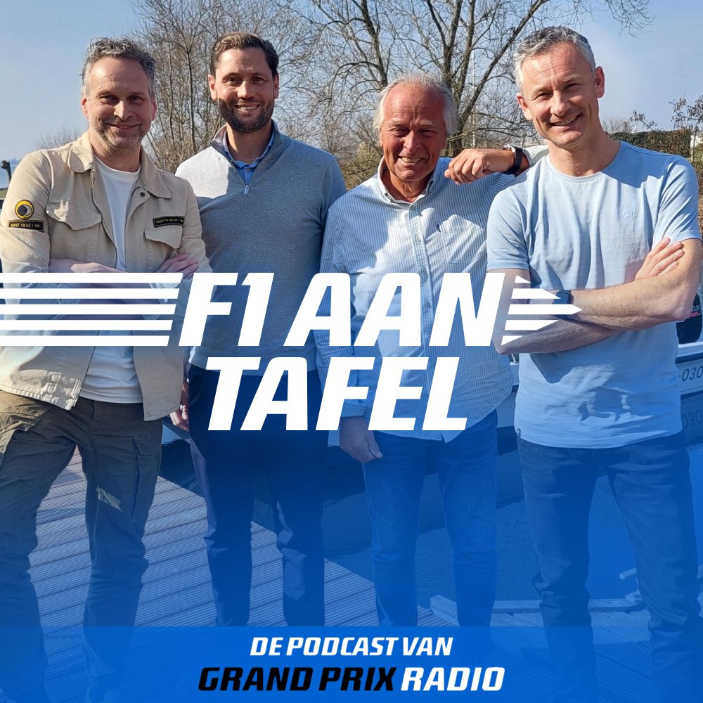 𝐅𝟏 𝐚𝐚𝐧 𝐓𝐚𝐟𝐞𝐥 𝐧𝐮 𝐭𝐞 𝐛𝐞𝐥𝐮𝐢𝐬𝐭𝐞𝐫𝐞𝐧!

Grand Prix Radio &amp; Viaplay gaan unieke samenwerking aan, Max Verstappen tempert verwachtingen voor Melbourne en Cadillac treedt in 2026 toe tot de Formule 1🤩

Luister hier: grandprixradio.nl/updates/f1-aan…

#F1aanTafel