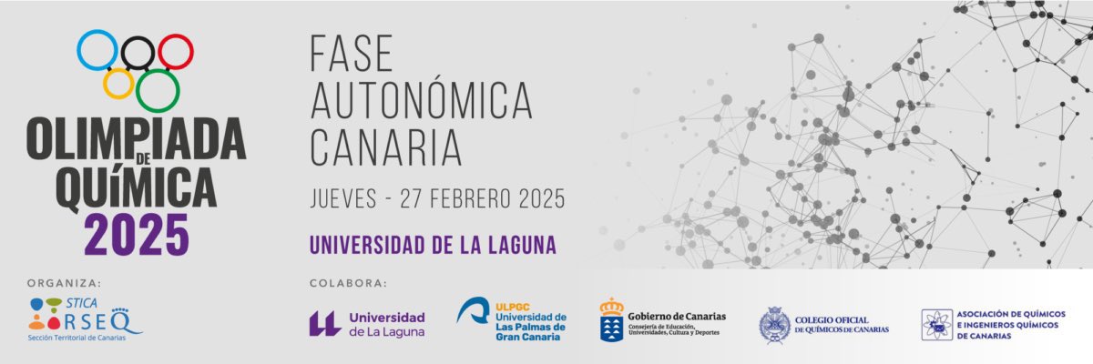 ¡Ganadores de la Fase Autonómica de la Olimpiada de Química 2025!
1º Adriana Batista Rodríguez. Colegio Arenas Atlántico (Gran Canaria)
2º Miguel Duque Béjar. IES Costa Teguise (Lanzarote)
3º Silvia Ventura Machado. Colegio Hispano Inglés III (Gran Canaria)
<a href="/RSEQUIMICA/">RSEQ</a>