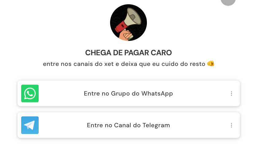 O XWITTER TÁ UMA MERDA

e tá rolando o esquenta da semana do consumidor na amazon com muita promo boa, entrem no nosso grupo do zap e telegram pra aproveitar 🙏😭

linktr.ee/xetdaspromocoes