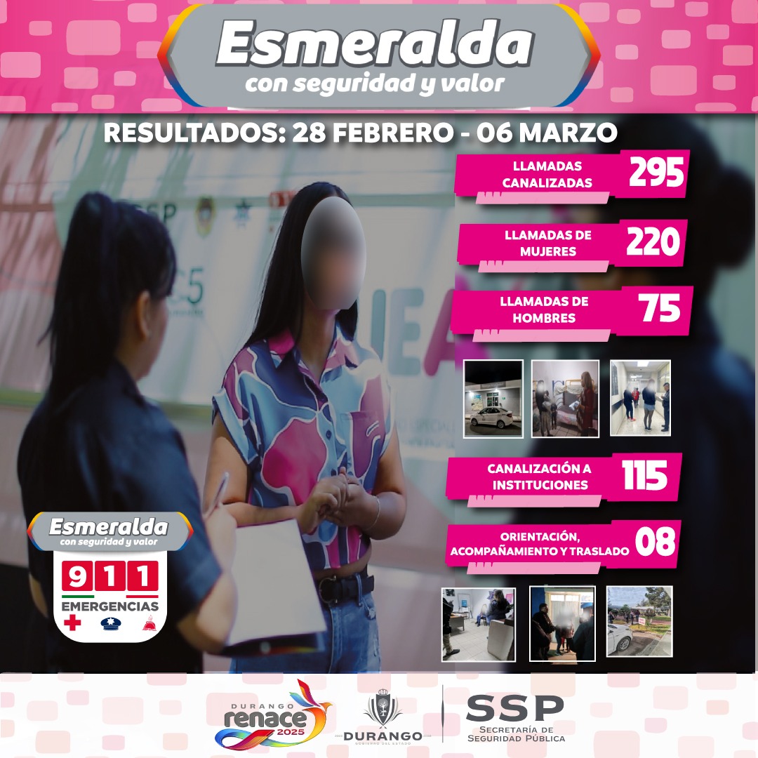 sspdgo's tweet image. ❤️ #ProgramaEsmeralda con Seguridad y Valor #DurangoRenace #SSPDgo #DurangoSeguroRespetuosoyEnPaz