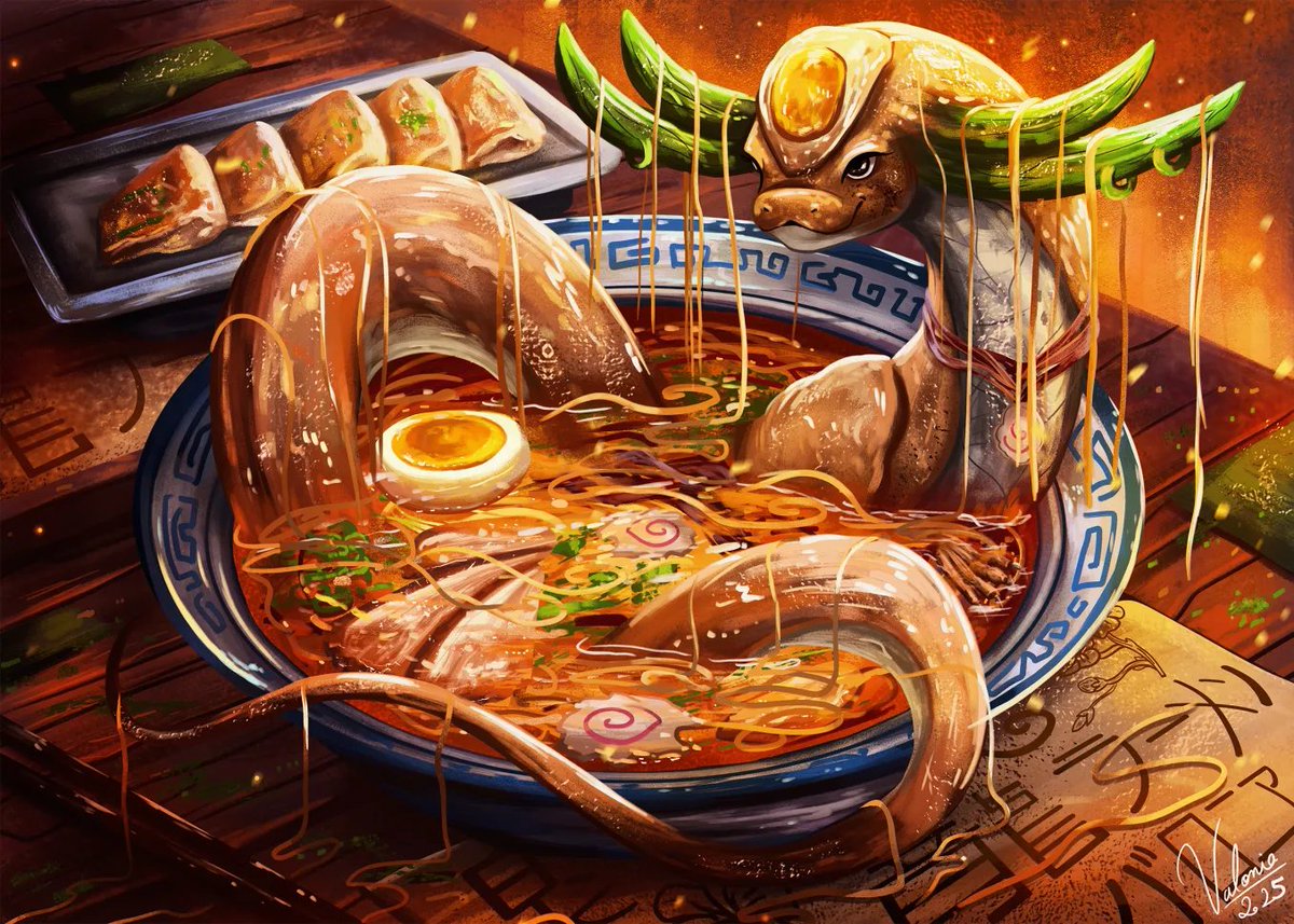 valonia_art's tweet image. 🌟Vous l'attendiez le voici ENFIN : LE SEUL ET UNIQUE le dragon RAMEN🍜 

SI vous le partagez à fond je promets de faire le suivant : le dragon ✨COUSCOUS✨