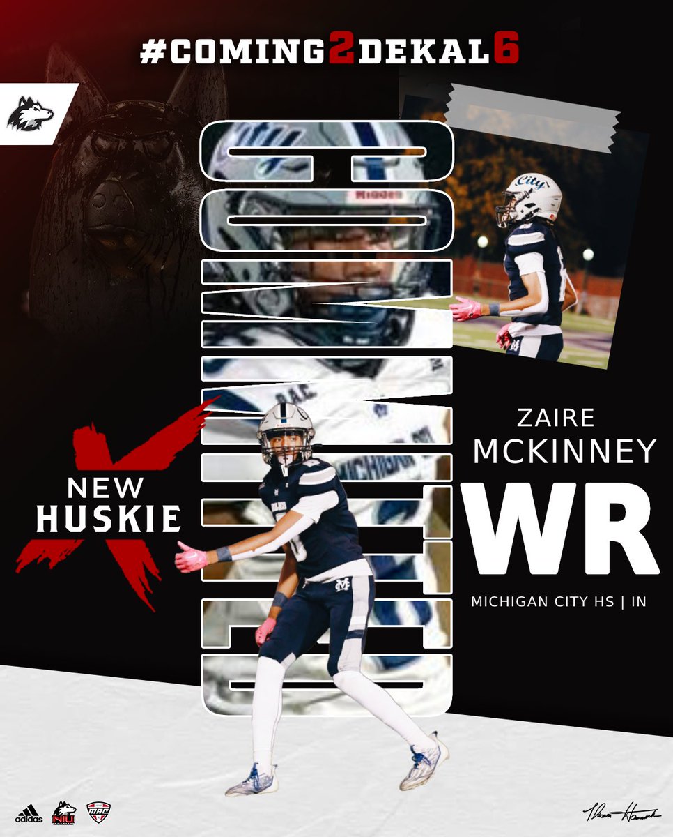 Zaire McKinney c/o 26 (@_zairemckinney6) on Twitter photo I’m extremely excited to announce my commit Northern Illinois University. Thank you God for giving me the ability to continue my career and dreams at the next level. Also huge shoutout to my family, friends & coaches. #AGTG #COMING2DEKAL6 <a href="/NIUCoachHammock/">Thomas Hammock</a> <a href="/NIU_Football/">NIU Football</a> I’m extremely excited to announce my commit Northern Illinois University. Thank you God for giving me the ability to continue my career and dreams at the next level. Also huge shoutout to my family, friends & coaches. #AGTG #COMING2DEKAL6 <a href="/NIUCoachHammock/">Thomas Hammock</a> <a href="/NIU_Football/">NIU Football</a>