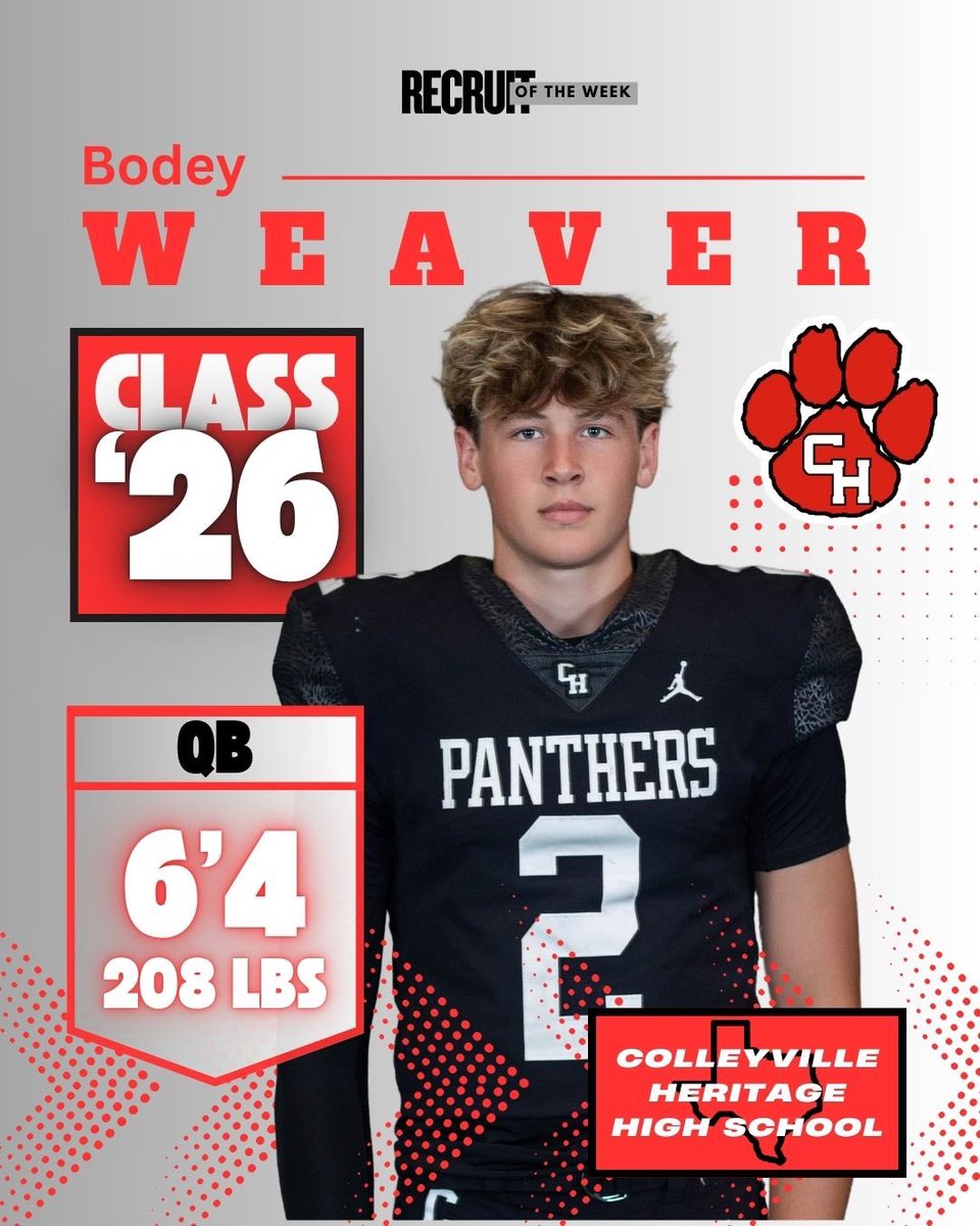RecruitCville's tweet image. This week’s ROTY‼️ @BodeyWeaver