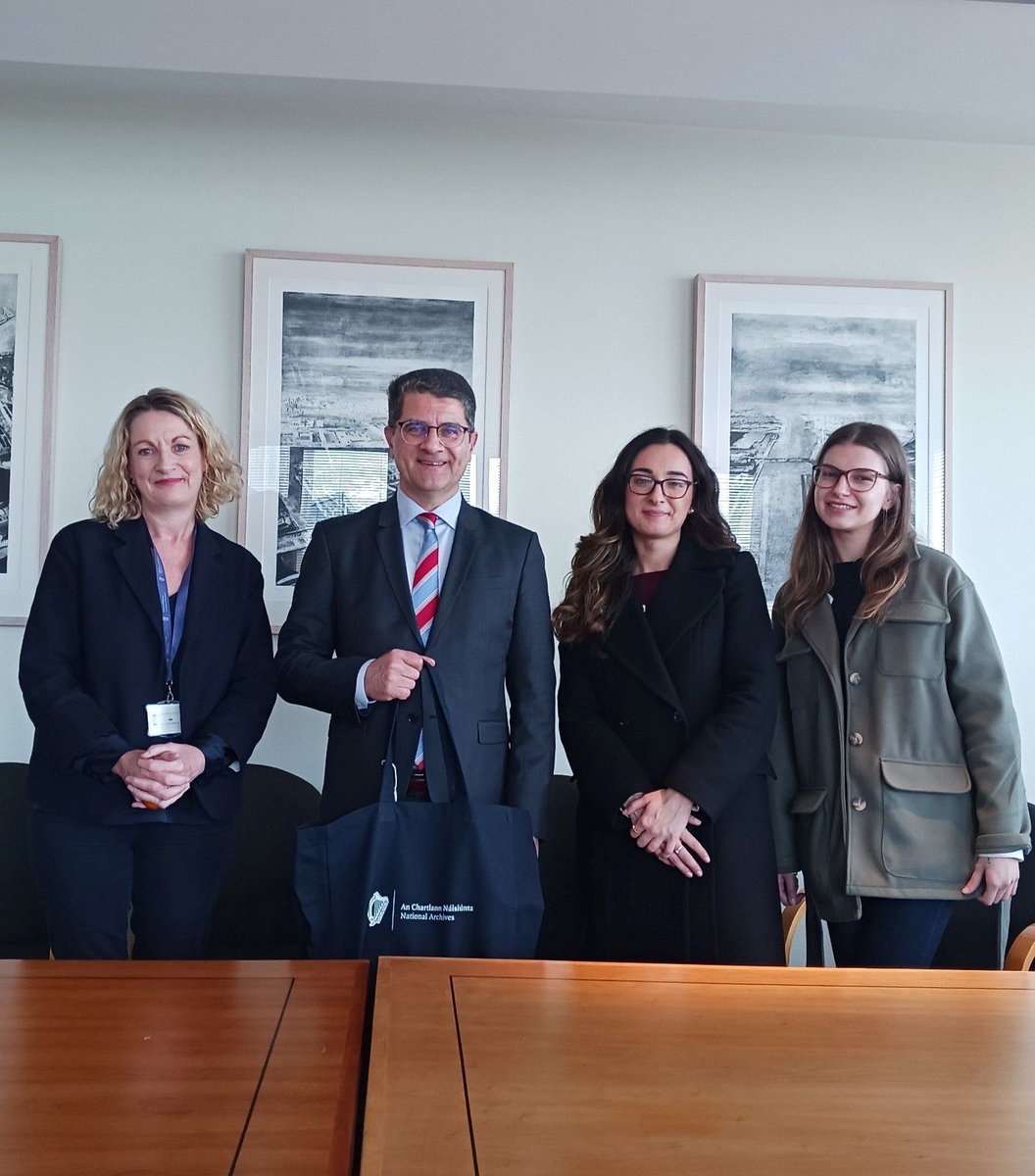 National Archives, Ireland (@narireland) on Twitter photo Our Director <a href="/McBrideOrlaith/">Orlaith McBride</a> was delighted to welcome Romanian Ambassador Laurențiu-Mihai Ștefan and colleagues Andrea Uncheaşu and Frederica Barlescu to the NAI earlier. We wish them every success in their research on 35 years of Irish-Romanian diplomatic ties! <a href="/laur_stefan/">Laurențiu-Mihai Ștefan</a> Our Director <a href="/McBrideOrlaith/">Orlaith McBride</a> was delighted to welcome Romanian Ambassador Laurențiu-Mihai Ștefan and colleagues Andrea Uncheaşu and Frederica Barlescu to the NAI earlier. We wish them every success in their research on 35 years of Irish-Romanian diplomatic ties! <a href="/laur_stefan/">Laurențiu-Mihai Ștefan</a>