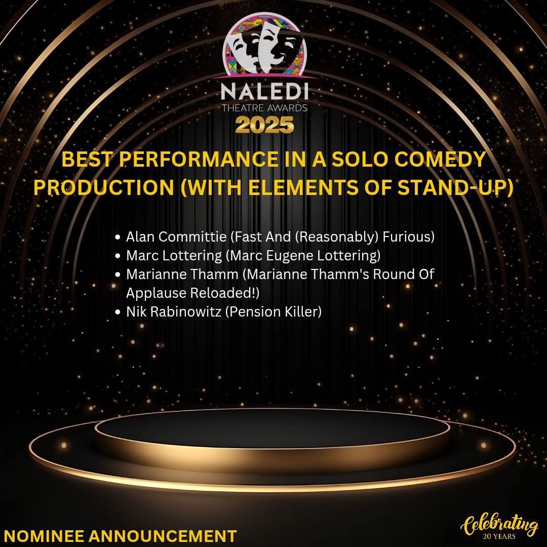 A thing of delight. 
Thanks to <a href="/NalediAwardsSA/">Naledi Awards</a> 
Congrats to all the nominees