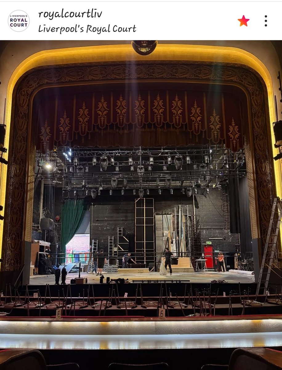 The Stage is being built for Red or Dead, don't miss it <a href="/RoyalCourtLiv/">Royal Court Liverpool</a> <a href="/spiritofshankly/">Spirit of Shankly</a> <a href="/TheAnfieldWrap/">The Anfield Wrap</a> <a href="/misshanks/">Karen Elizabeth Gill</a> <a href="/Hotel_Tia/">Hotel Tia</a> <a href="/hotelanfield/">Hotel Anfield | 23 Anfield Rd</a> <a href="/silversongsweet/">Sweet Silver Song</a> <a href="/GaryRogersArt/">GaryRogersArt</a> <a href="/LFCHistoryShow/">"YNWA" The Story of Liverpool FC</a> <a href="/LFC/">Liverpool FC</a> @liverpool facebook.com/share/v/1YSoZU…