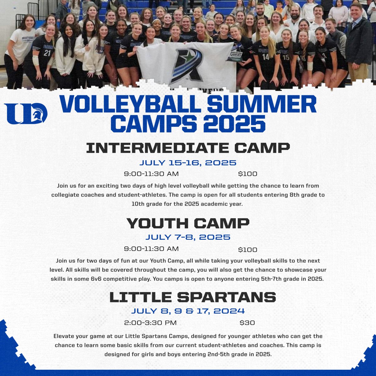 UD Volleyball tweet media