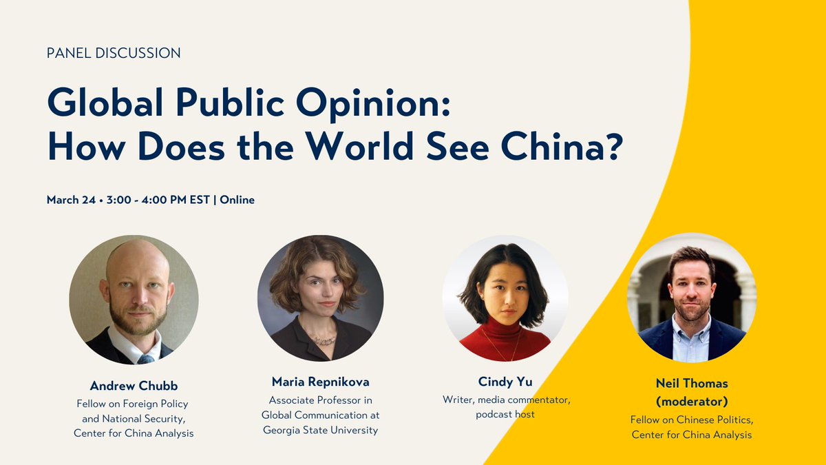 Asia Society Policy Institute (ASPI) (@asiapolicy) on Twitter photo Join us March 24 to launch Global Public Opinion on China, an interactive site visualizing insights from 2,600+ global surveys. Our expert panel will explore how citizens worldwide view China and what it means for international policy. Featuring <a href="/zhubochubo/">Andrew Chubb</a>, <a href="/MariaRepnikova/">Maria Repnikova</a>, and Join us March 24 to launch Global Public Opinion on China, an interactive site visualizing insights from 2,600+ global surveys. Our expert panel will explore how citizens worldwide view China and what it means for international policy. Featuring <a href="/zhubochubo/">Andrew Chubb</a>, <a href="/MariaRepnikova/">Maria Repnikova</a>, and