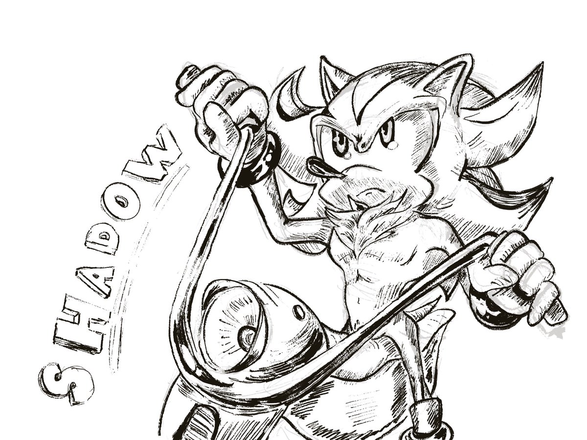 razzythefan's tweet photo. Day 10 of drawing Shadow for 30 days!! We’re 1/3rd thru march how are we feelin!?
#ShadowTheHedgehog https://t.co/fN5Nx6rNla