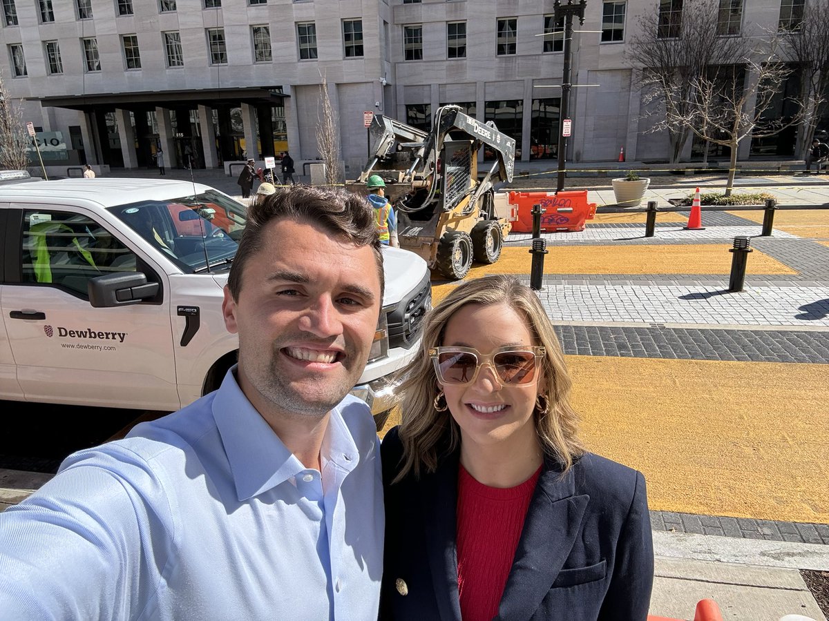 Good to run into old friends back in town 🇺🇸 <a href="/charliekirk11/">Charlie Kirk</a>