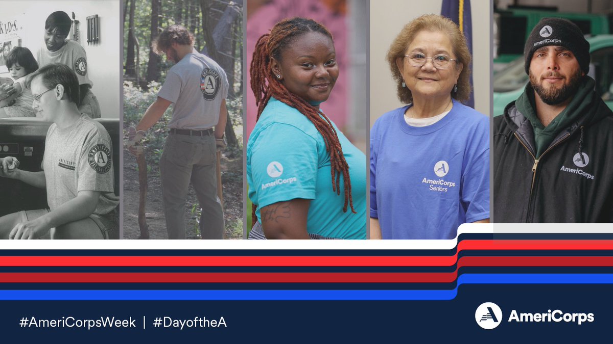 AmeriCorps (@americorps) on Twitter photo 🚨#AmeriCorpsWeek: Day of the A🚨Mon., March 10
Happy #DayoftheA! We're proud to showcase Americans who proudly sport their🅰️, demonstrating how <a href="/AmeriCorps/">AmeriCorps</a> works for America. Celebrate #AmeriCorpsWeek: AmeriCorps.gov/AmeriCorpsWeek
#AmeriCorpsWorks 🚨#AmeriCorpsWeek: Day of the A🚨Mon., March 10
Happy #DayoftheA! We're proud to showcase Americans who proudly sport their🅰️, demonstrating how <a href="/AmeriCorps/">AmeriCorps</a> works for America. Celebrate #AmeriCorpsWeek: AmeriCorps.gov/AmeriCorpsWeek
#AmeriCorpsWorks