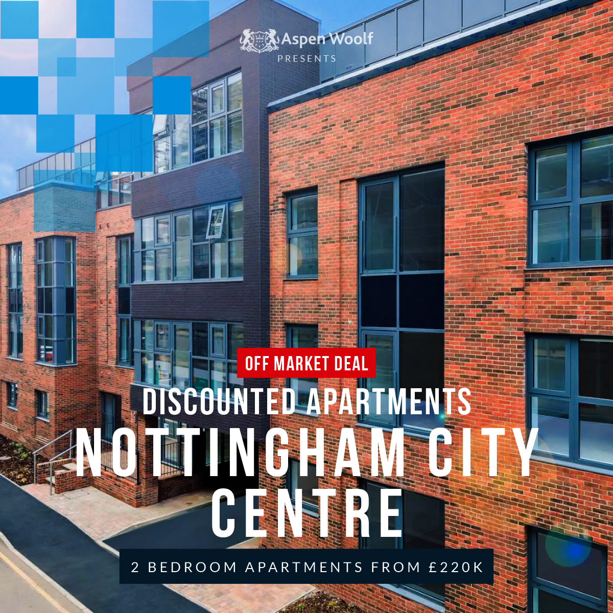 Discounted apartments located in Nottingham city centre, featuring just 62 apartments over 4 floors with features that include open plan living areas, oversized windows and Juliette balconies. 2 Bedroom Apartments From As Little As £220k. More info: hindlehousenottingham.co.uk